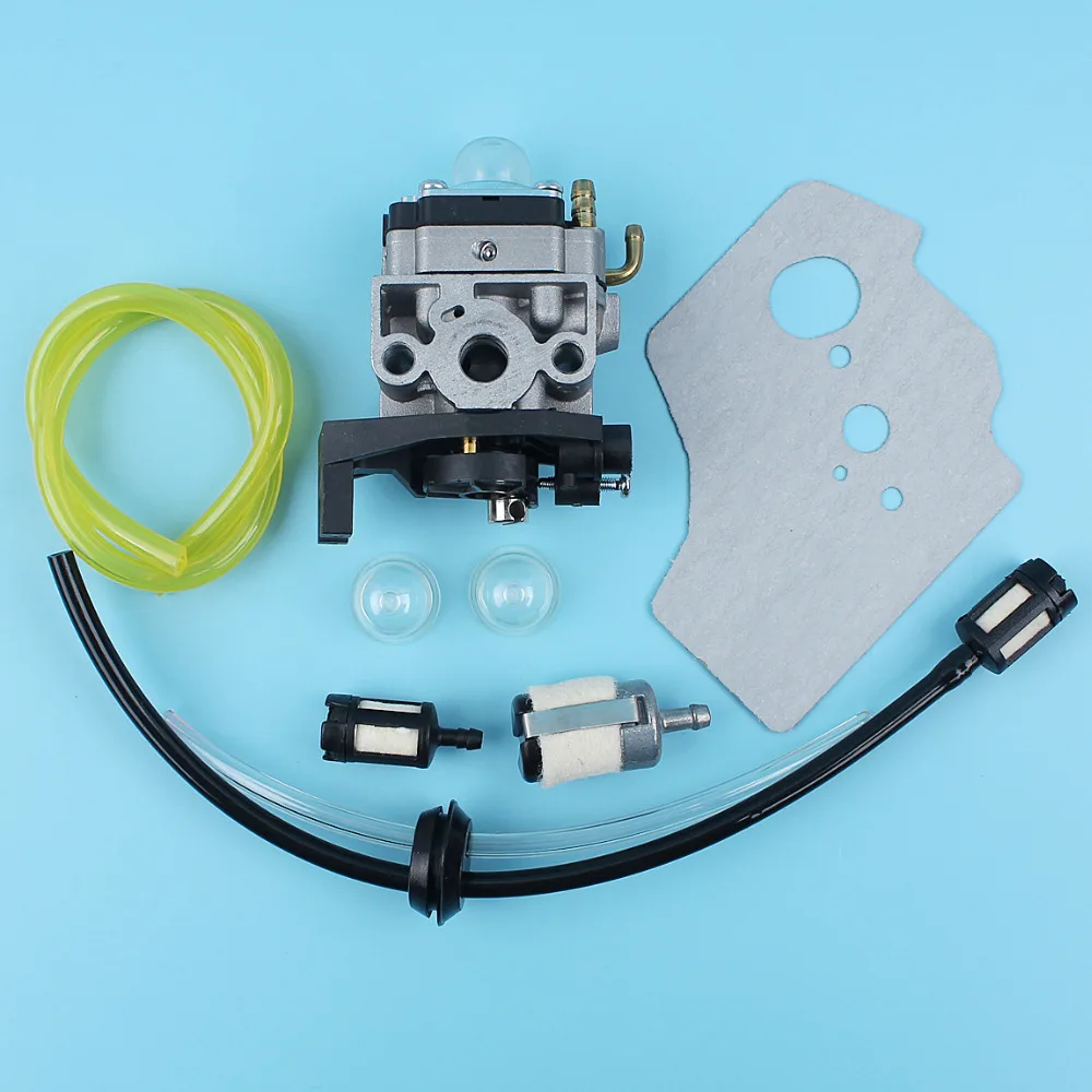 Carburetor w/ Fuel Line Filter Kit For Honda GX35 HHT35S GX35NT Small Engine Trimmer Brushcutter #16100-Z0Z-034 2pc Primer Bulb