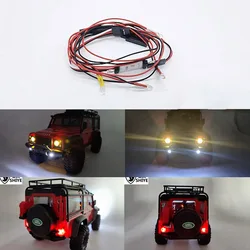 TRX4M Front and Rear Lighting System for 1/18 RC Crawler Traxxas TRX-4M Defender Upgrade Parts