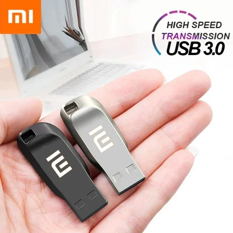 샤오미 플래시 드라이브, USB 3.0 미니 고속 금속 펜드라이브, 휴대용 드라이브, 방수 메모리 스토리지, U 디스크, 2TB, 1TB, 512GB 스틱