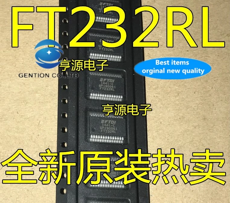 

5 шт. FT232 FT232RL SSOP-28 USB чип последовательного интерфейса, чип-мост в наличии 100% новый и оригинальный