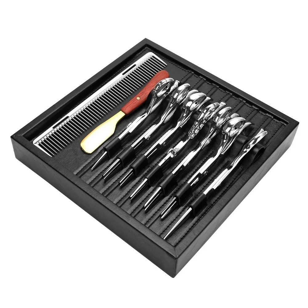 Professionelles Friseur-Haarschneidegerät-Tablett, Präsentationstablett, Organizer, Werkzeugkastenhalter für Schönheitsspezialisten, schwarzes Friseur-Aufbewahrungsregal, Salon – Detail 10