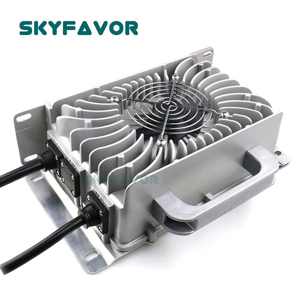 Pengisi Daya Baterai 60V Tahan Air Tahan Debu Profesional Kustom 60V 15A Pengisi Daya Baterai 60 Volt Otomatis Cerdas Cepat