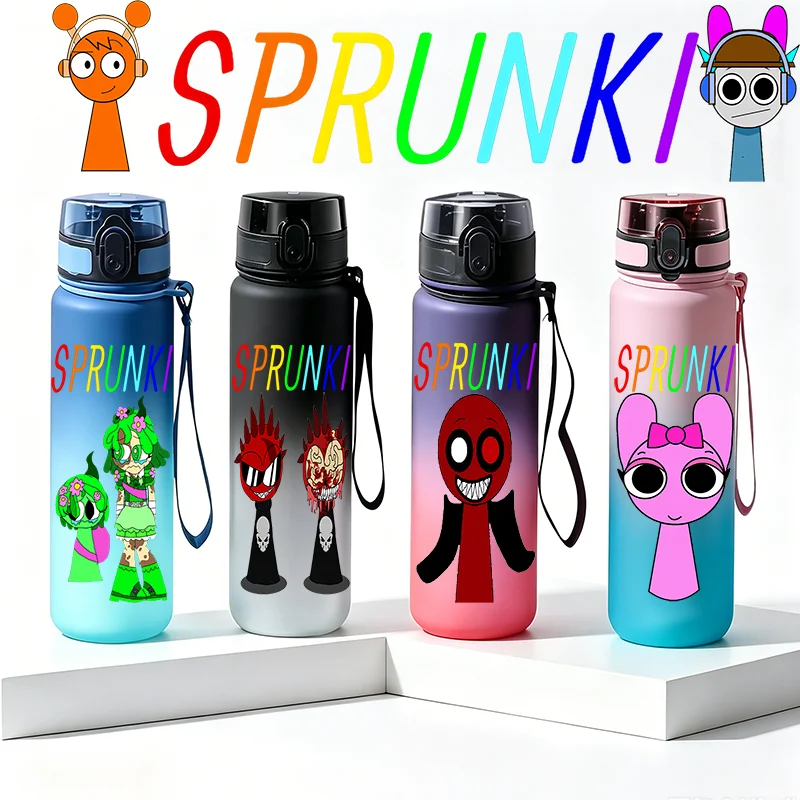 Kids Outdoor Movies - Sprunki Game Butelka na Wodę 650ml