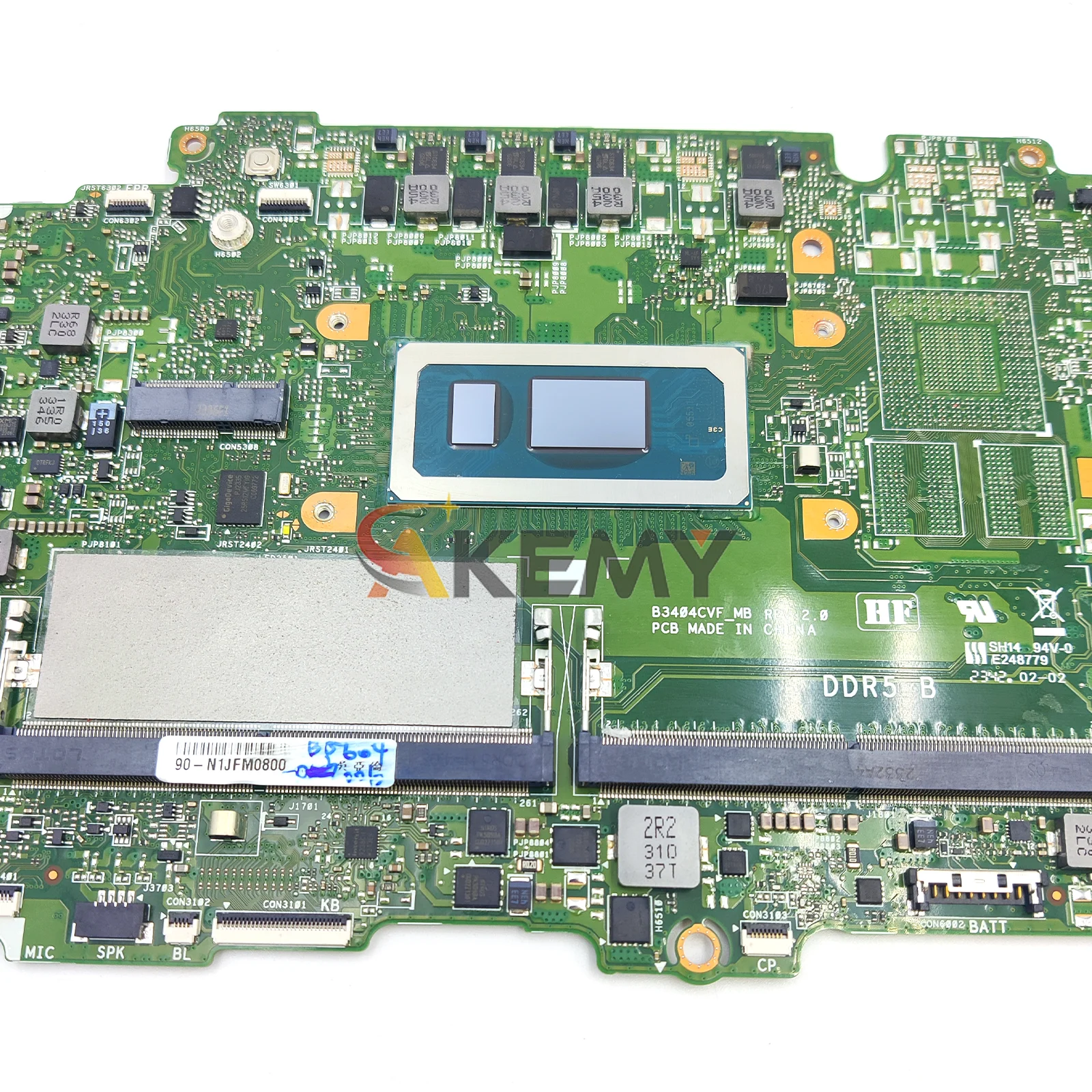 B3404CV اللوحة الأم للكمبيوتر المحمول ASUS ExpertBook B3404C B3404CMA B3404CVA اللوحة الرئيسية للكمبيوتر المحمول مع وحدة المعالجة المركزية I3 I5 I7 100% اختبار موافق stk