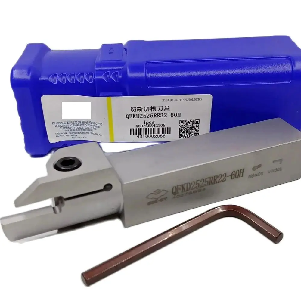 

ZCC QFKD2525RR22-60H QFHD2525R22-86H QFHD2525R13-86H QFHD2525L22-86H QFHD2525L13-86H External Turning Tool Holder 1pc/box