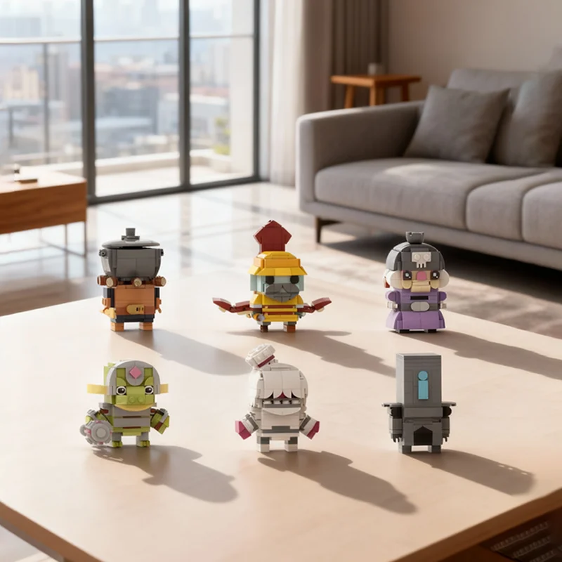 

Конструктор MOC Brickheadz «Дверь смерти» (1336 деталей), коллекционная модель, развивающая игрушка, идея для рождественского подарка, для детей