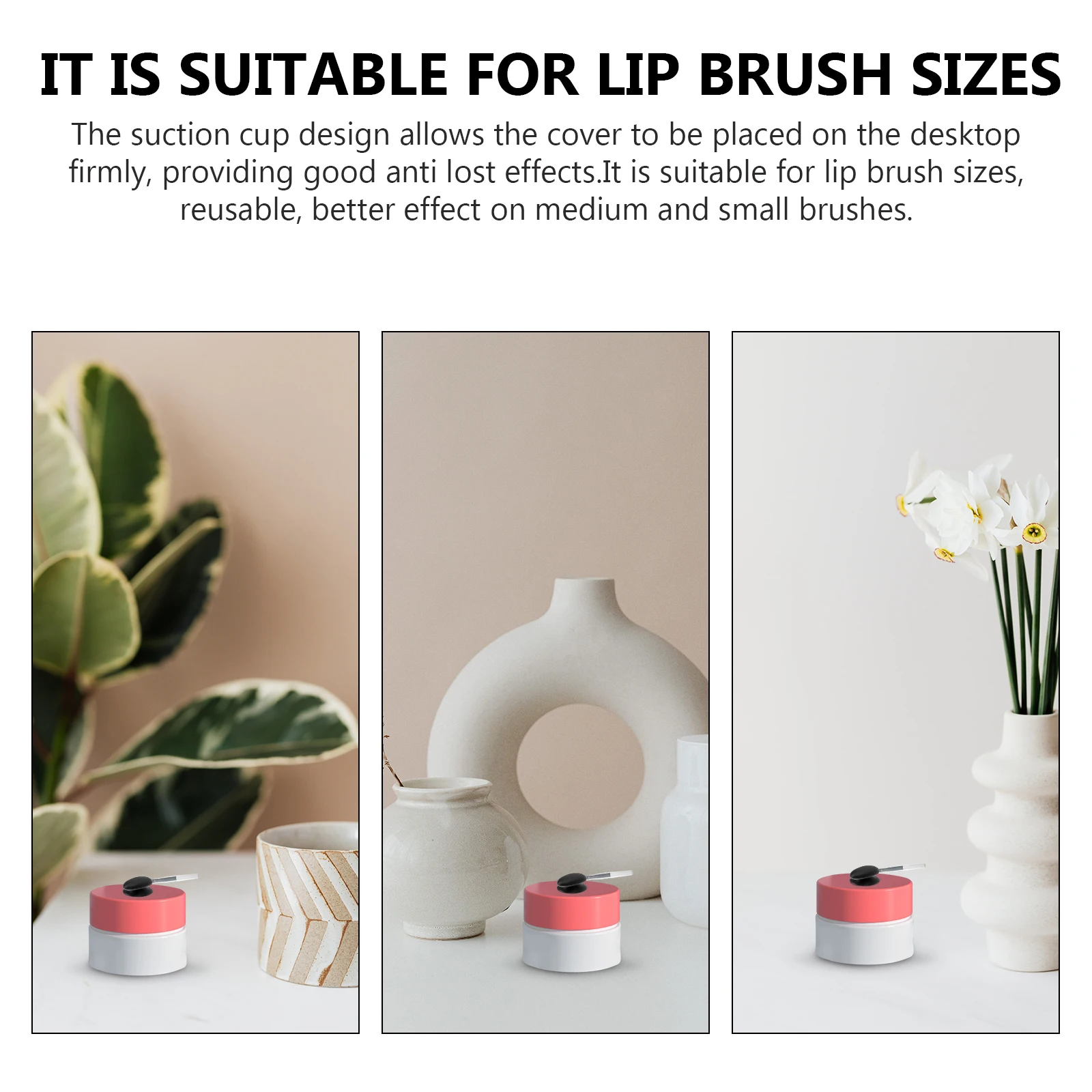 

12 Pcs Make up Brush Covers Lip Dust Makeup Applicator Protector Gel Anti-lost