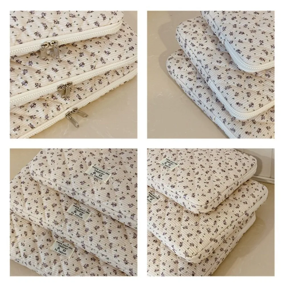 Ins Cute Floral Laptop Case Cloth 11 13 15inch Tablet Sleeve Case Computer Bag for Lenovo Dell Laptop Laptop Accessories