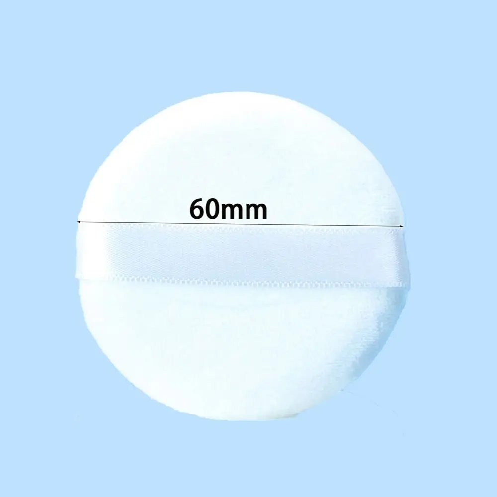 2/4/7pcs Durable Soft Cosmetic Puff Short Velvet Round Shape Powder Puff Makeup Tool With A Box Foundation Sponge Women Beauty