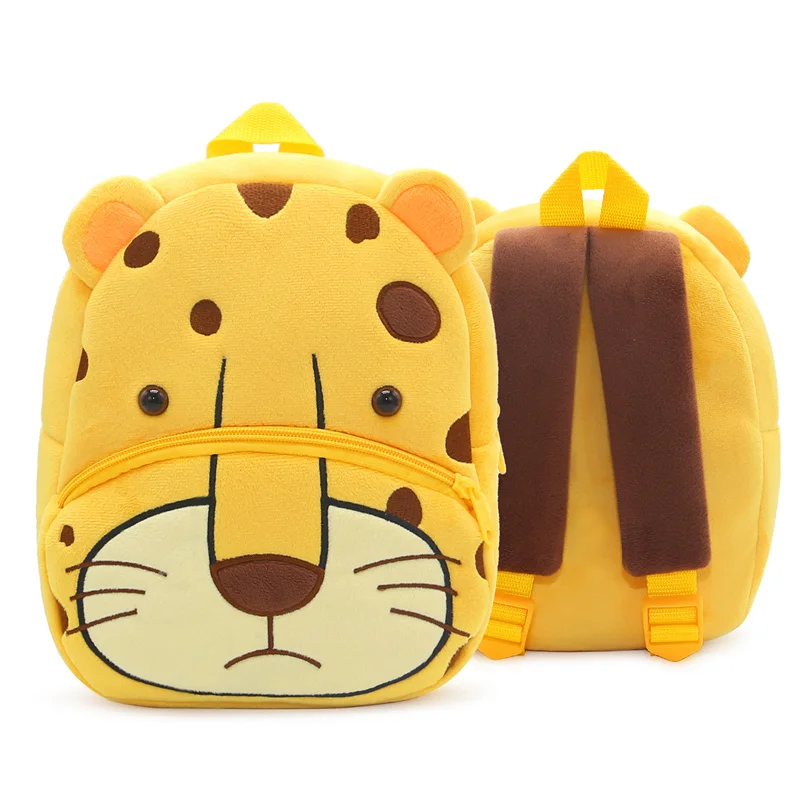 Personalized Name Children's Backpack Kindergarten Cute Plush Backpack Custom Embroidered Little Baby School Cartoon Snack Bags4