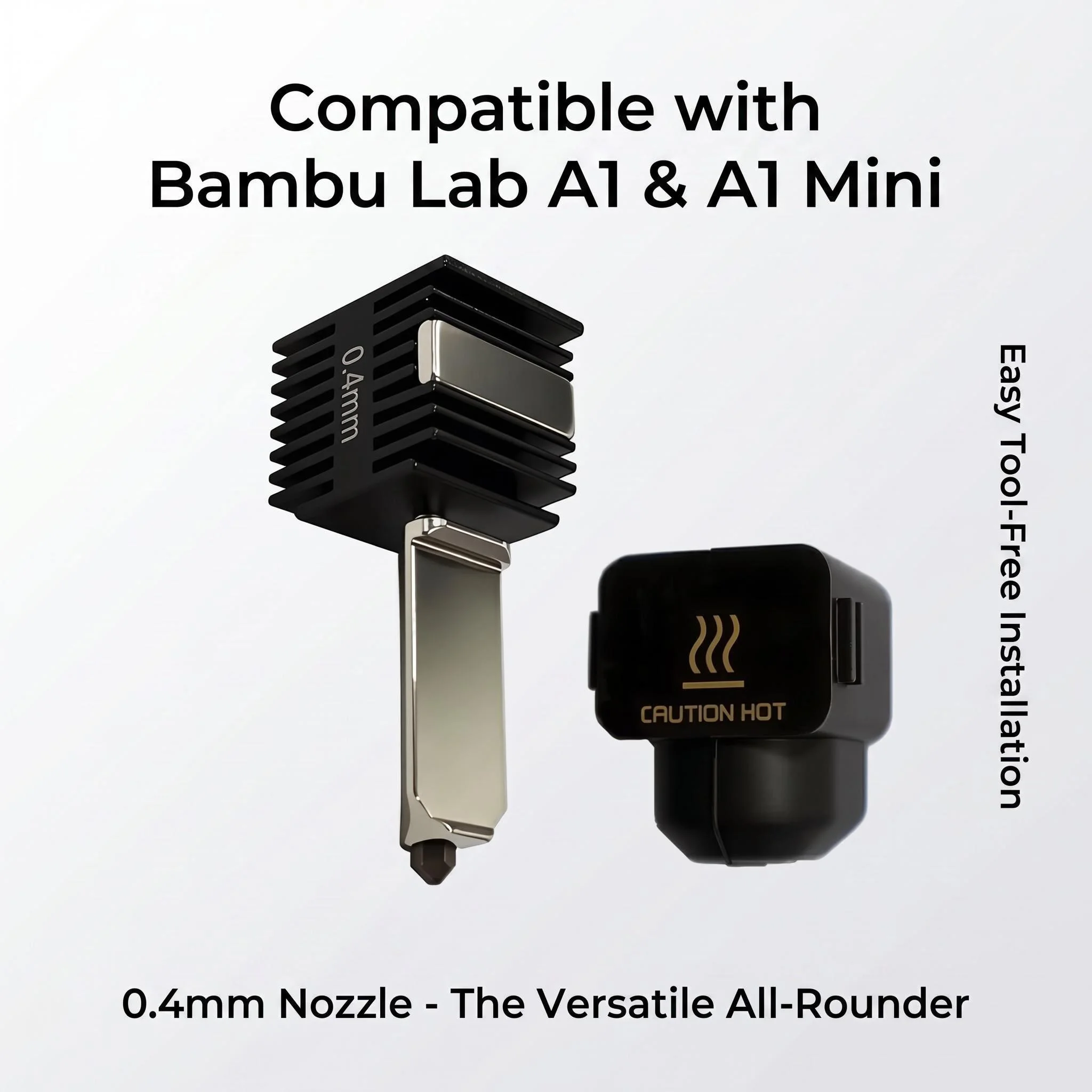 3D Printer Hotend for Bambu Lab A1 A1 mini - High-Performance Extruder Replacement Accessory Kit Bambu A1 Hotend Kit