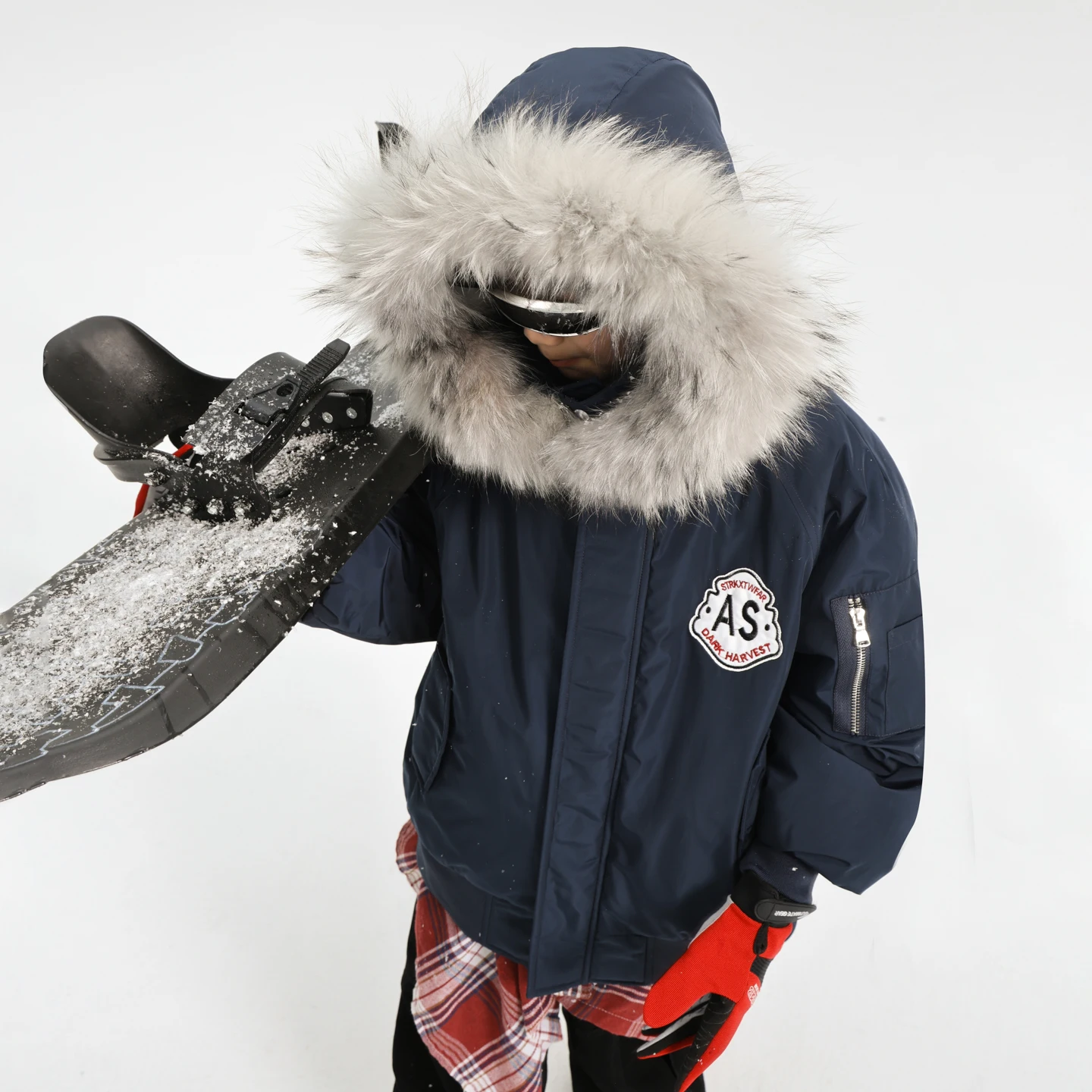 

Unisex Winter Warm Fur Collar Hooded Quilted Padded Jacket 2025 Trend New Brown Loose Causal Short Style Cotton Padded Jacket