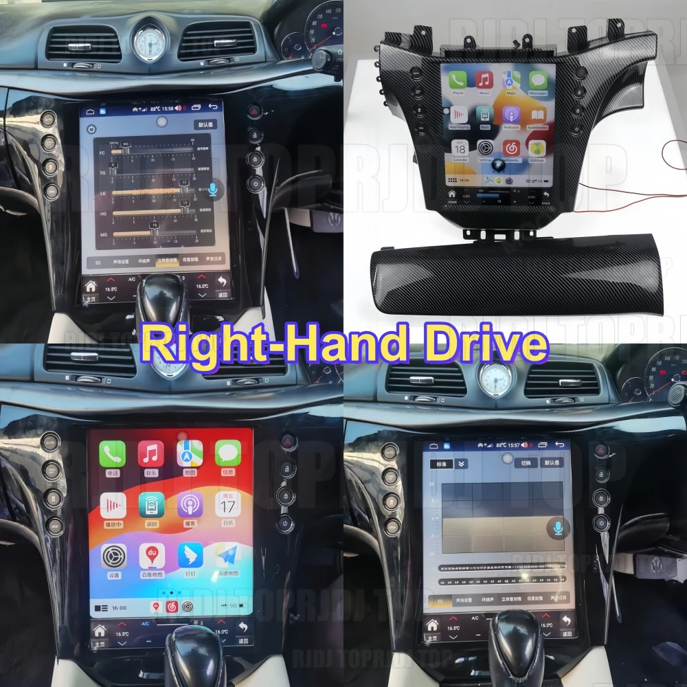 For Maserati GT GC GranTurismo 2007-2017 Car GPS Navigation Stereo Car Radio Multimedia Player Wireless Carplay Head Unit WiFi