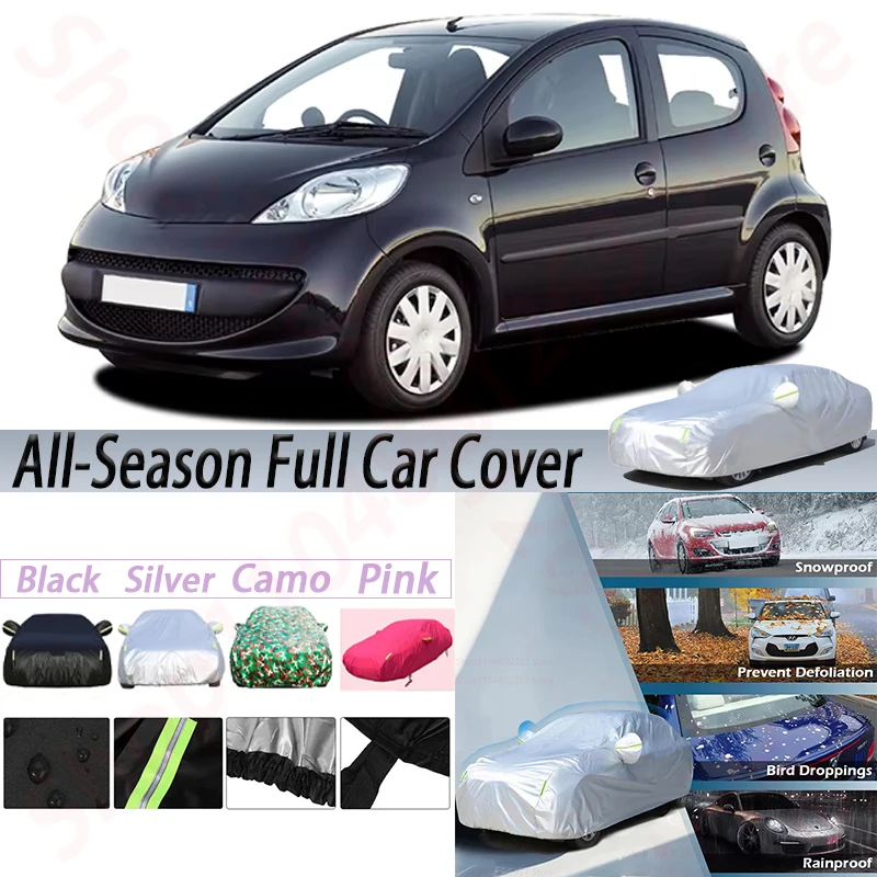 

Waterproof Car Covers Outdoor Car Cover Indoor Anti-UV Sun Shade Snow Rain Dust Protection MPV Cover For Peugeot 107