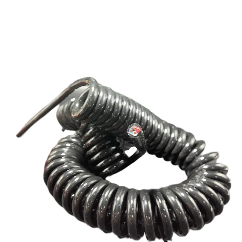 Imagem -05 - Fio do Cabo da Mola do pu do Estiramento Fio Telescópico Espiral Núcleo 13 11 7awg 10 11 12 13 14 15 Metros