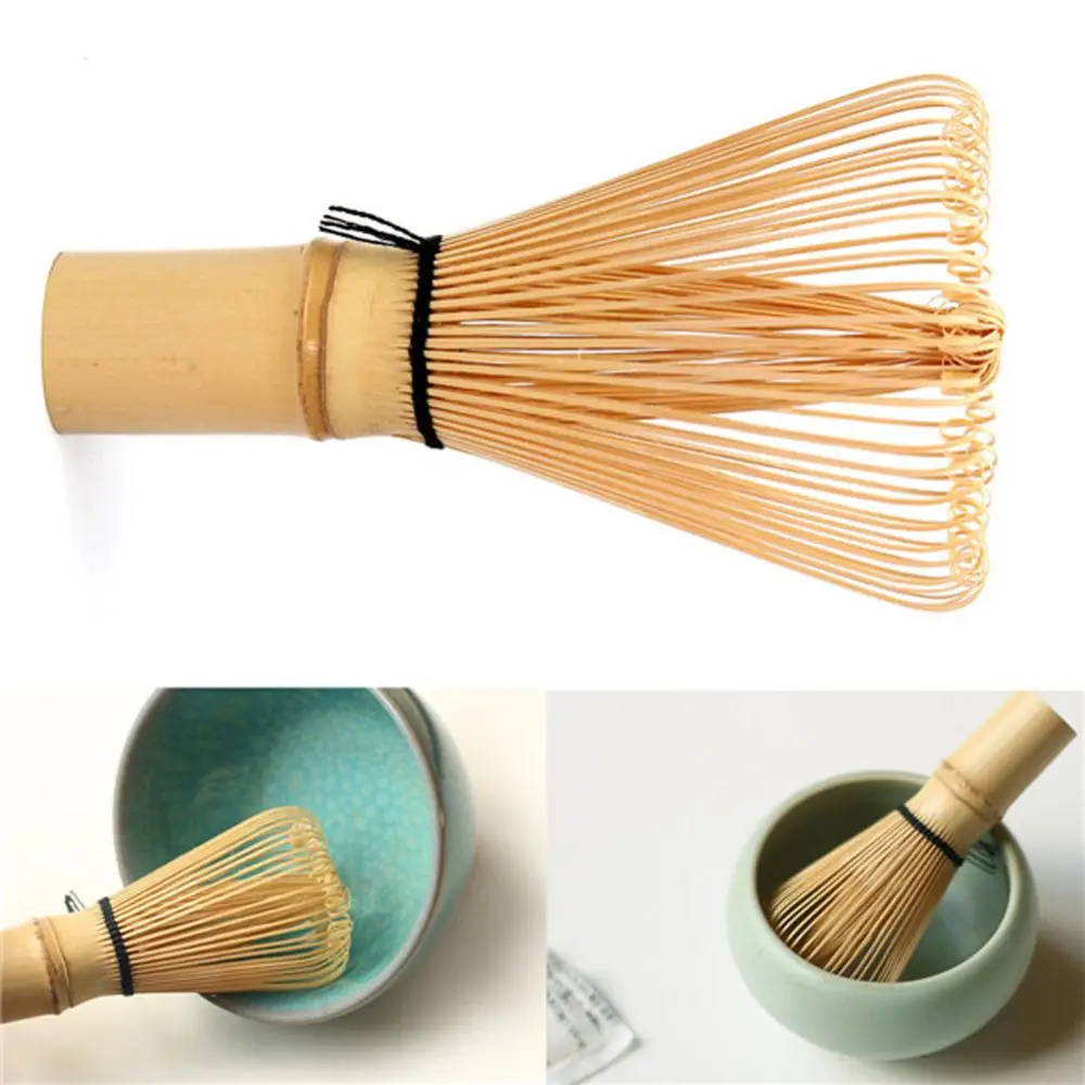 Japanese Tea Set Matcha Green Tea Powder Whisk Bamboo Useful Brush Tools Kitchen Matcha Tea Bamboo Accessories