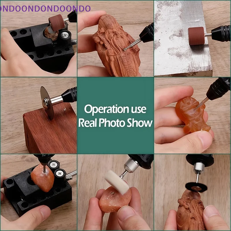 قلم نقش دوار DIY ومثقاب كهربائي صغير 12 فولت؛ طقم طحن وتلميع كهربائي