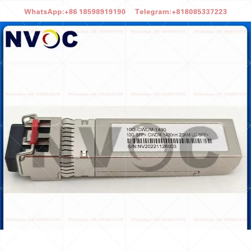 10G Dual LCUPC 1390 1410 1430 1450nm 20KM CWDM SFP+ Duplex Fiber Transciver Module For Cisco/Mikrotik Switch