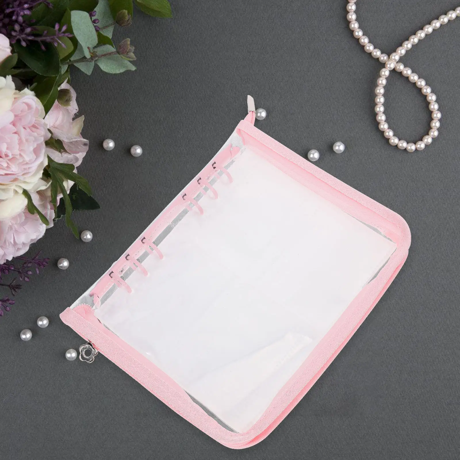 

1 комплект: Прозрачный органайзер для хранения украшений из ПВХ, дорожный футляр для серег и ожерелий, компактная портативная сумка для ювелирных изделий для женщин