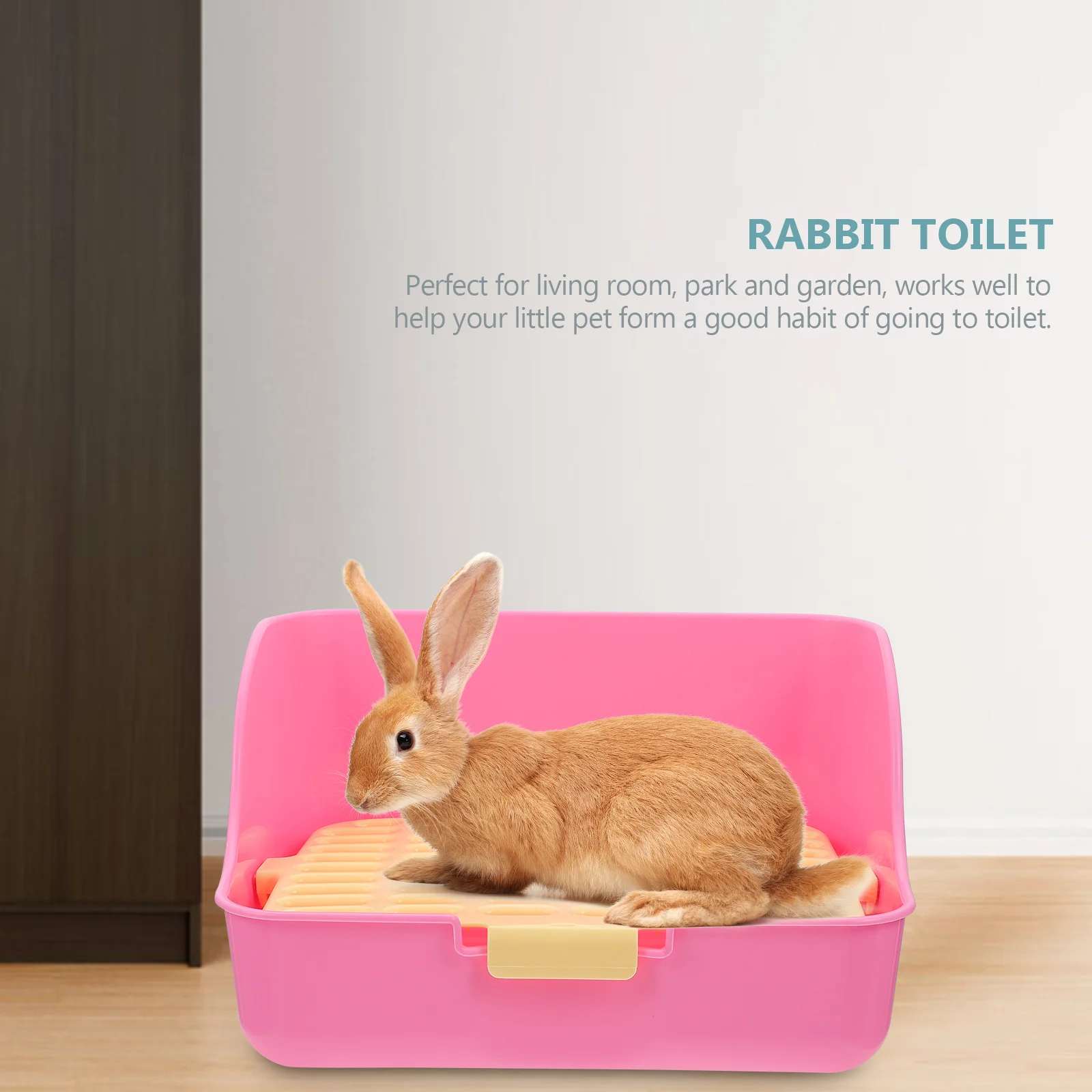 Small Pet Toilet Rabbit Portable Bunny Toilet Tray For Rabbit Guinea Pig Hamster Chinchilla Rat Pet