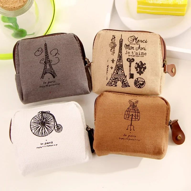 Fashion Womens Lady Kid Coin Wallet  Zipper Money Key Earphone Line Mini Coin Purse Card Holder Lady Small Mini Coin Pouch