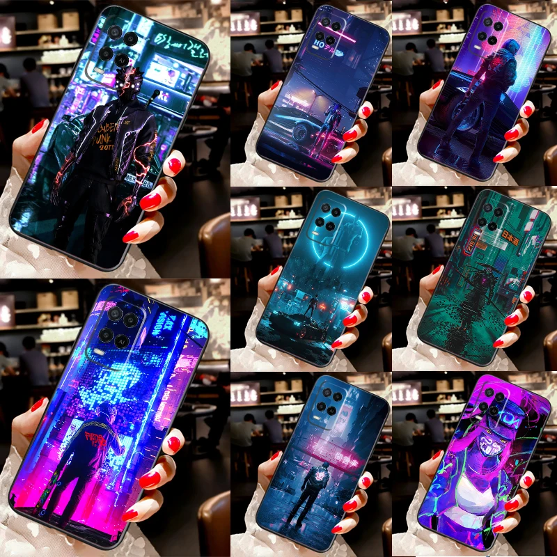 Cyberpunks For OPPO Reno 5 Lite Case For OPPO A54 A74 A94 A52 A72 A83 A91 A15 A5 A9 A53S 2020 Cover