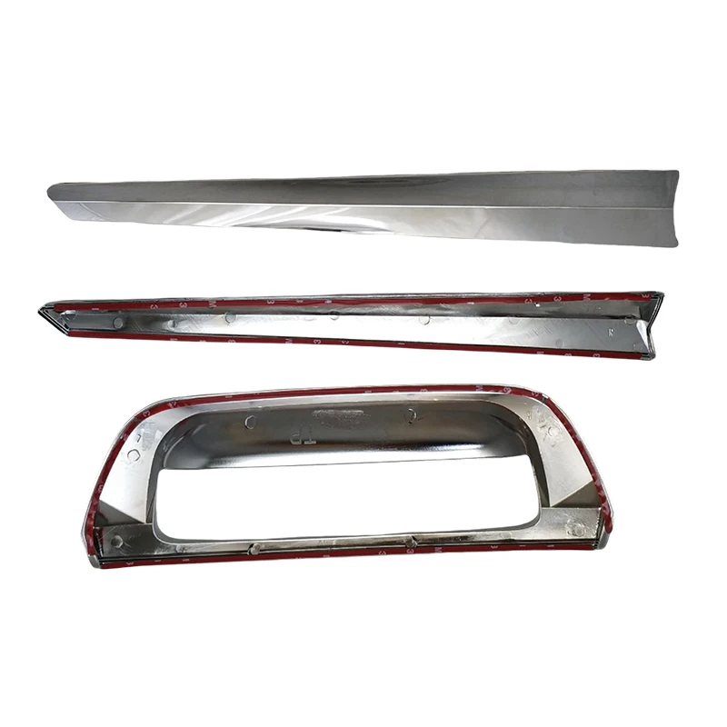 Rear Door Bowl Cover Trim For Isuzu D-Max Dmax 2012 2013 2014 2015 2016 2017 2018 Car Rear trim strip Stickers Chrome