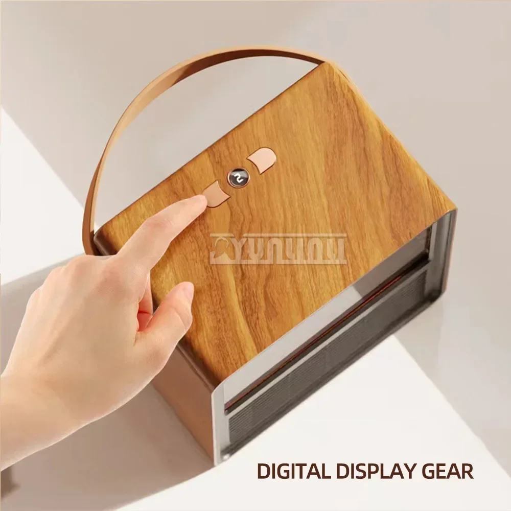 1200W Electric Fireplace Flame Desktop Electric Heating Ceramic Heater Portabale Heater For Room