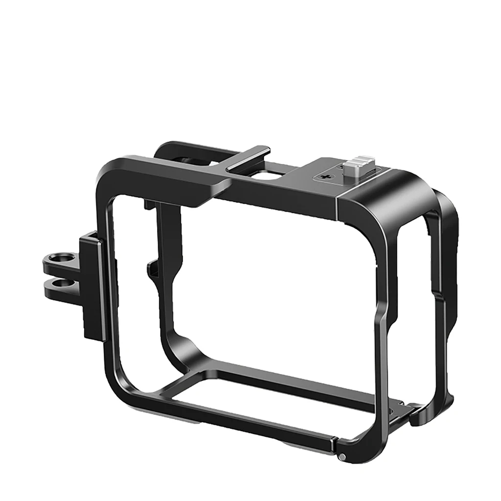 Держатель для камеры из алюминиевого сплава с двойным креплением холодного башмака для Insta360 Ace Pro Аксессуары защитная рамка для камеры быстрого крепления