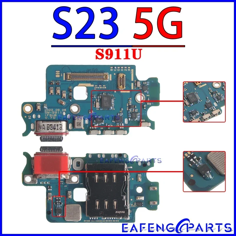 Usb Dock Charger Port for Samsung Galaxy S22 S23 Plus Ultra S901 S906 S908 S911 S916 S918 B U N Charging Board Module