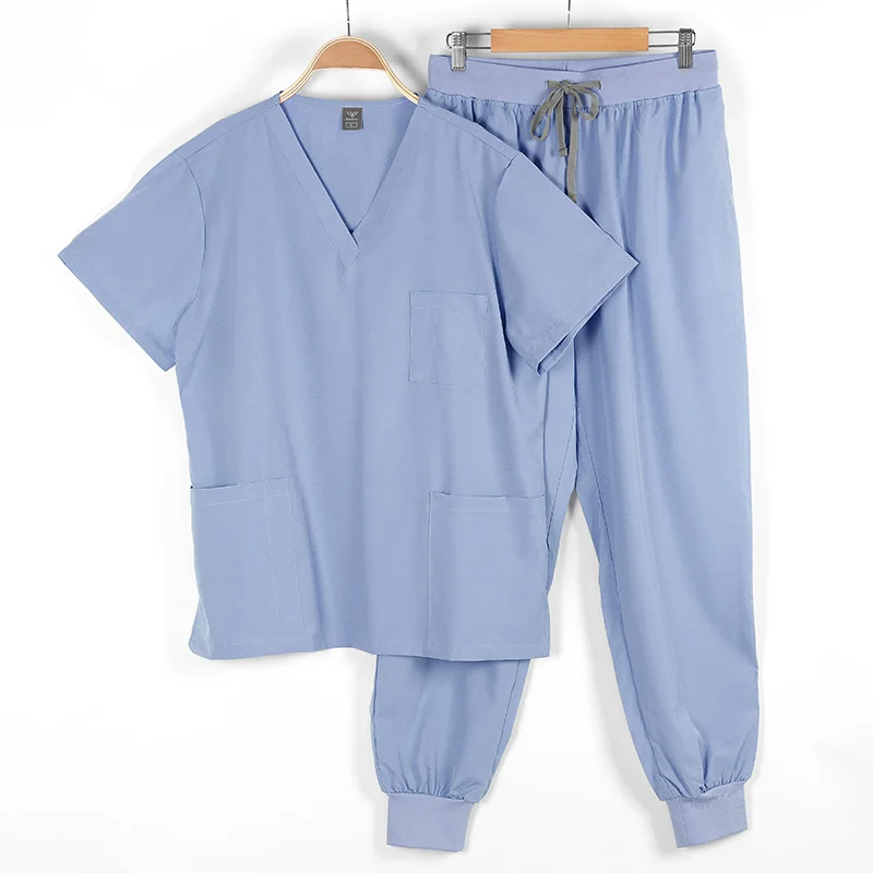 Uniforme médico para sala de operaciones, conjunto de exfoliación de trabajo para Hospital, suministros, traje de enfermera Dental, ropa de trabajo para correr, venta al por mayor