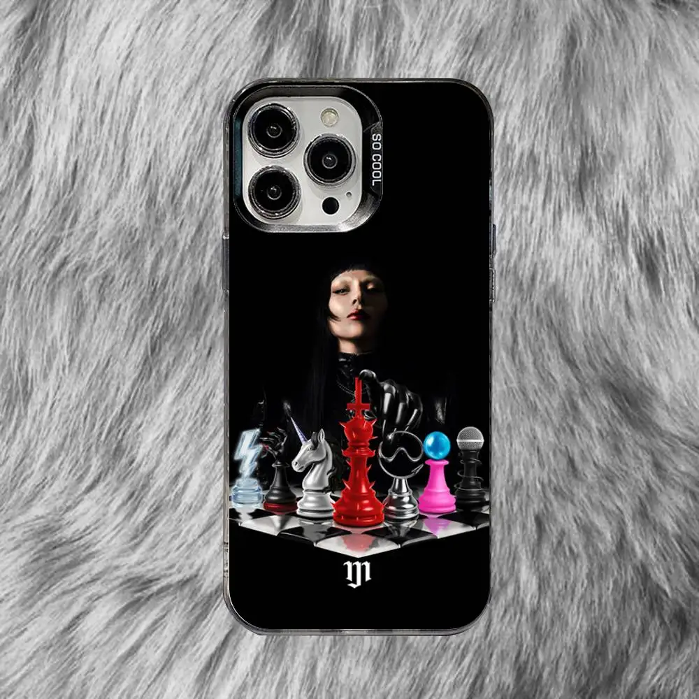 Lady gaga mayhem killah capa de telefone para iphone 16,15,14,13,12,11,8,7, pro, max, plus, mini,xs, se anti queda preto fosco duro