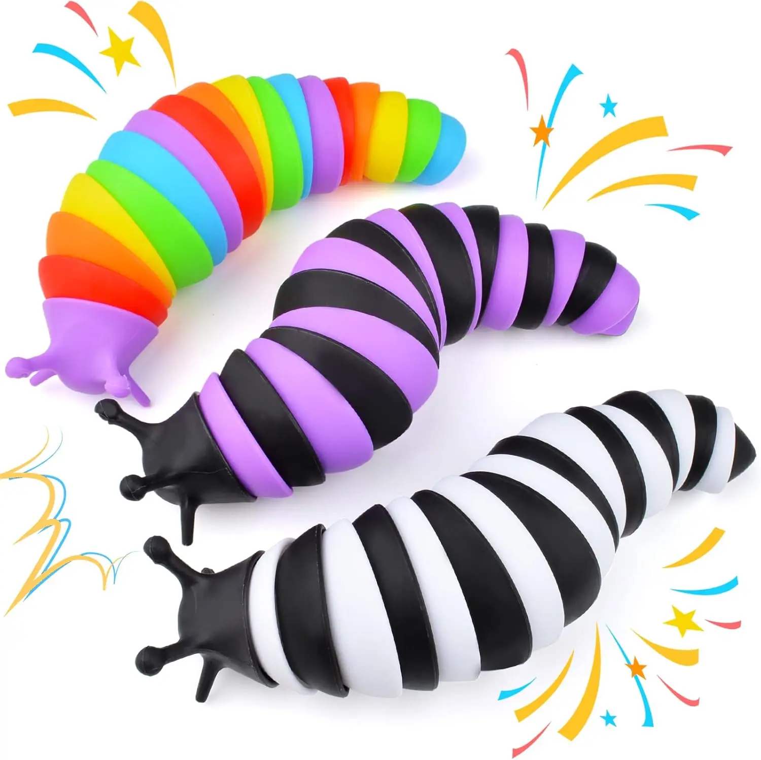 Jouets sensoriels Slug Fidget pour enfants autistes, avion, voiture, voyage, jouets essentiels pour noël, cadeau de fête