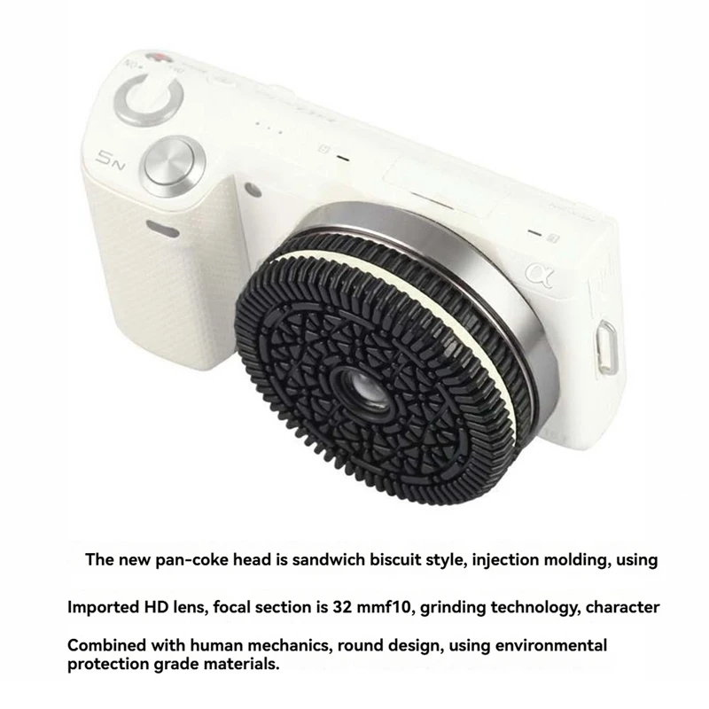 Objectif pansement à mise au point libre pour appareils photo sans miroir, série Sony E-Mount, 32mm, F10