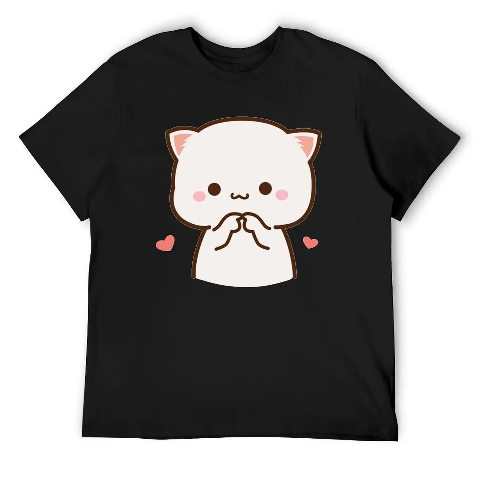 

Mochi mochi peach cat T-Shirt anime shirt quick drying tshirts personalised gifts for boyfriend tee shirts for men