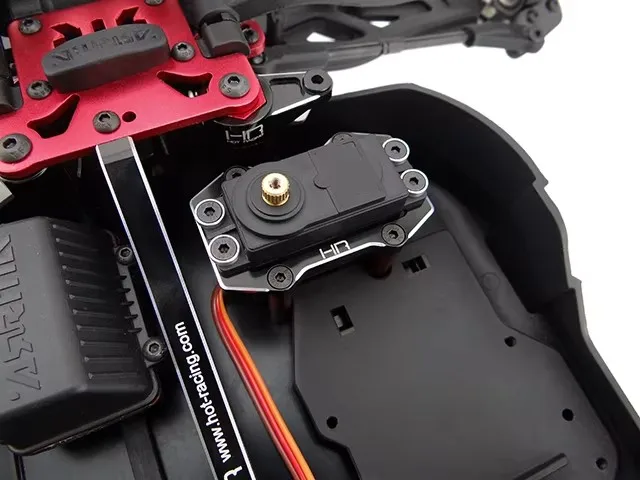 Hot Racing aluminum steering servo mount for the 1/8 Arrma Kraton BLX Outcast BLX Senton BLX Talion BLX Typhon BLX