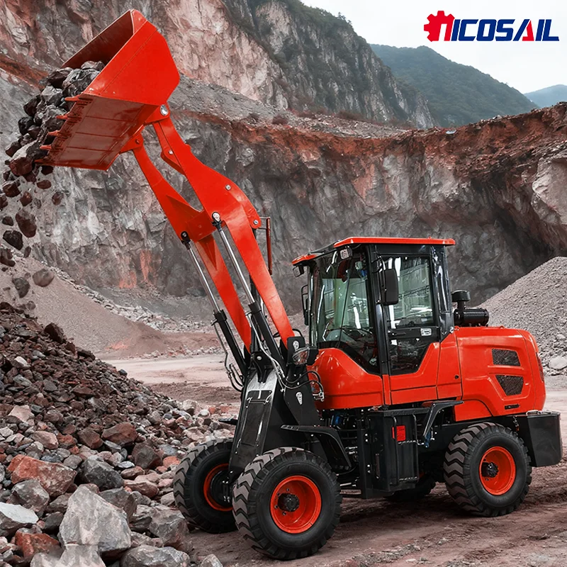 

Free Shipping Mini Wheel Loader China Compact Loader 4x4 Mini Wheel Front End Loader For Sale