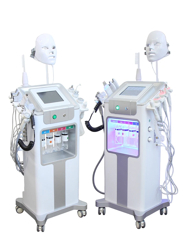 12-in-1-Hydro-Dermabrasionsmaschine, Tiefenreinigung, Gesichtslifting, Wasser, Sauerstoffspray, Hautwäscher, Pflege, Bubble SPA, Schönheitsgerät
