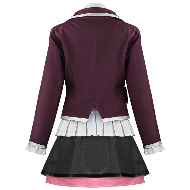 Costume Utsugi Kotoko Cosplay JK Uniform Wigs Headwear Danganronpa Cosplay Halloween Woman Party Clothes School Outfits Y