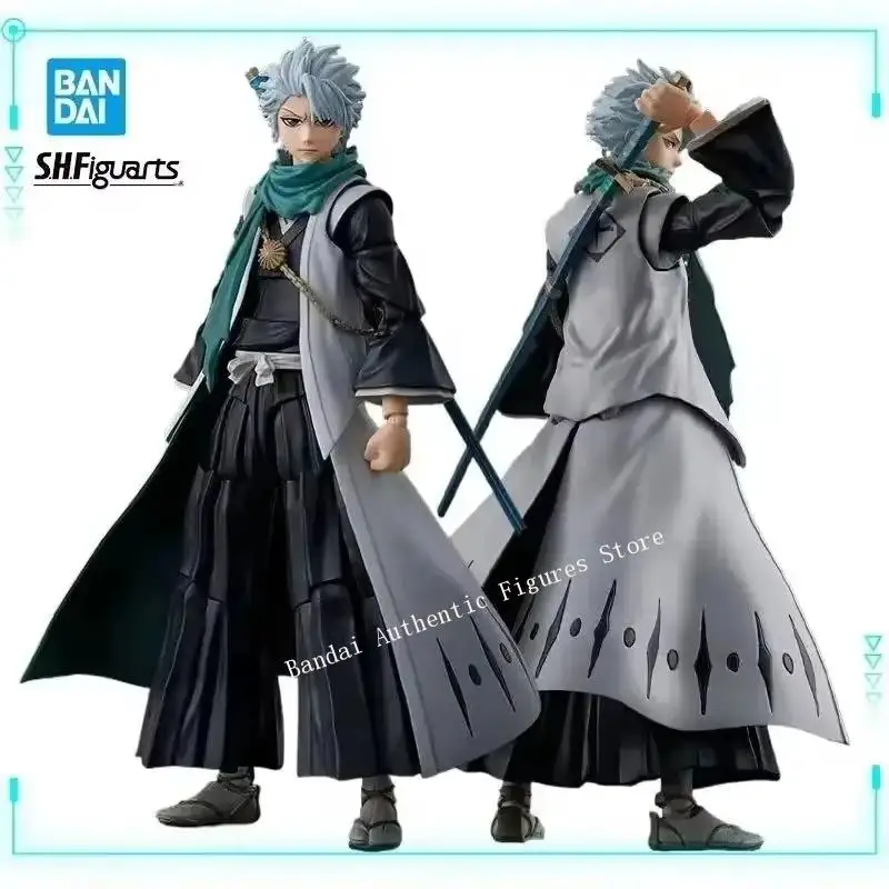 Figura de Acción Original de Bandai, Anime Bleach, Sennen Kessen Hen, Hitsugaya Toushirou, S.H.Figuarts, 13.5 cm, Modelo Coleccionable, Juguete de Regalo