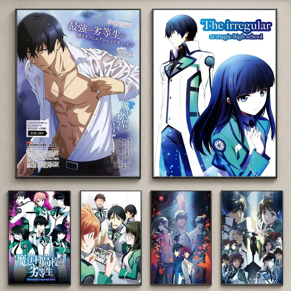 Anime T-The I-Irregular at Magic High School Poster Poster, Wall Decor Art Print, Abstract Wall Decor Art Print for Living Room