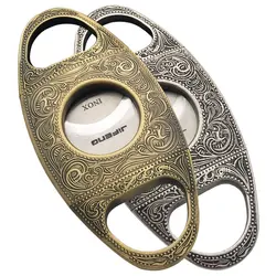 Retro Cigar Cutter Cigar Scissors Cigar Knife Luxury Cigar Guillotine Knife Stainless Steel Smoking Cigar Cutter With Gift Box