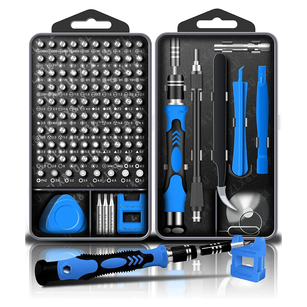 122 in 1Multifunction screwdriver set S2 Phillips slotted Precision Screw driver-for Mobile notebook maintenance tool hand tools