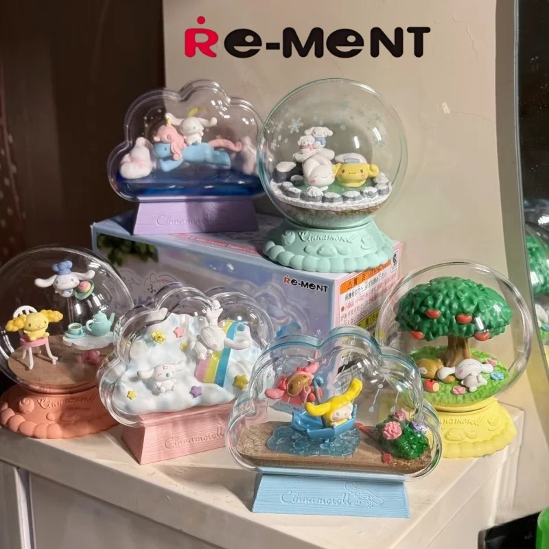 リーメント サンリオ ポチャッコ コーヒーショップ メロディ チョウルキ ミニチュアシーン エッグ ブラインドボックス おもちゃ コレクタブルフィギュア