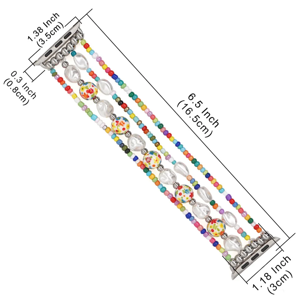 Ювелирный ремешок Bohemia для Apple Watch с натуральными камнями, сменный ремешок для женщин серии 10, 9, 8, 7, 6, 5 4 3 2 SE Ultra