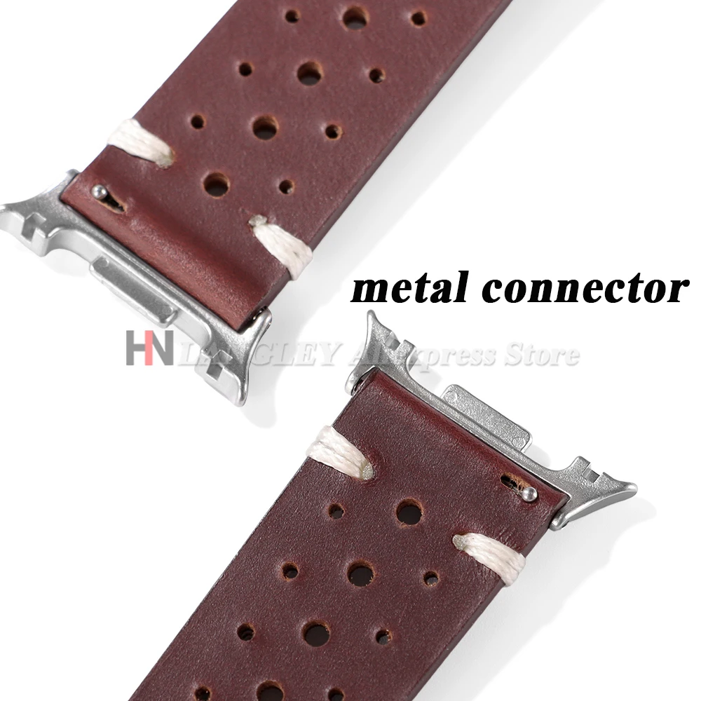 Ремешок из натуральной яловой кожи без зазоров для Samsung Galaxy Watch 8 Classic, сменный ремешок 46 мм для Galaxy Watch 8, ремень 44 мм 40 мм