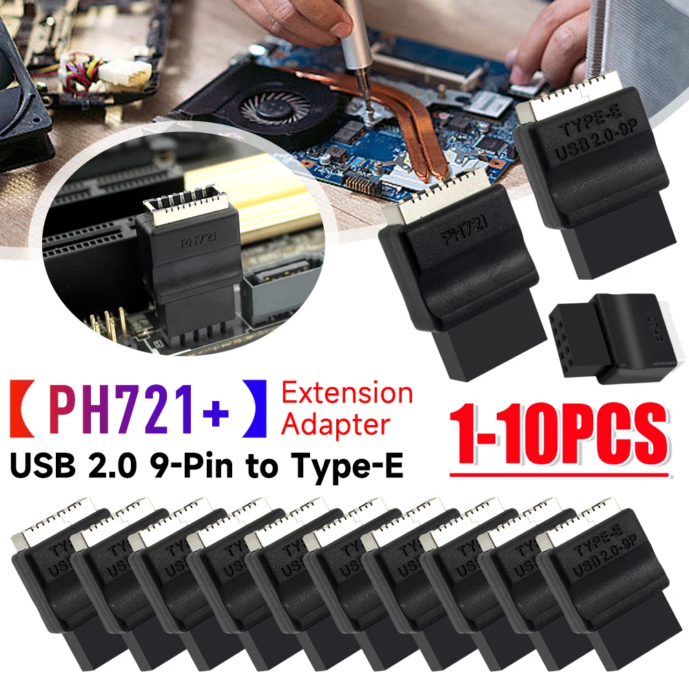 �y�Z�[�����z1-10 �}�U�[�{�[�h USB 2.0 9 �s�� Type-E �t�����g�p�l���w�b�_�[�����A�_�v�^ USB2.0 9 �s���I�X Type-E ���X�A�_�v�^