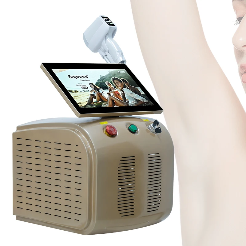 Painless ice 808Nm permanent diode laser hair removal machine Laser Diode 755 1064 808 diode laser 808Nm hair removal laser