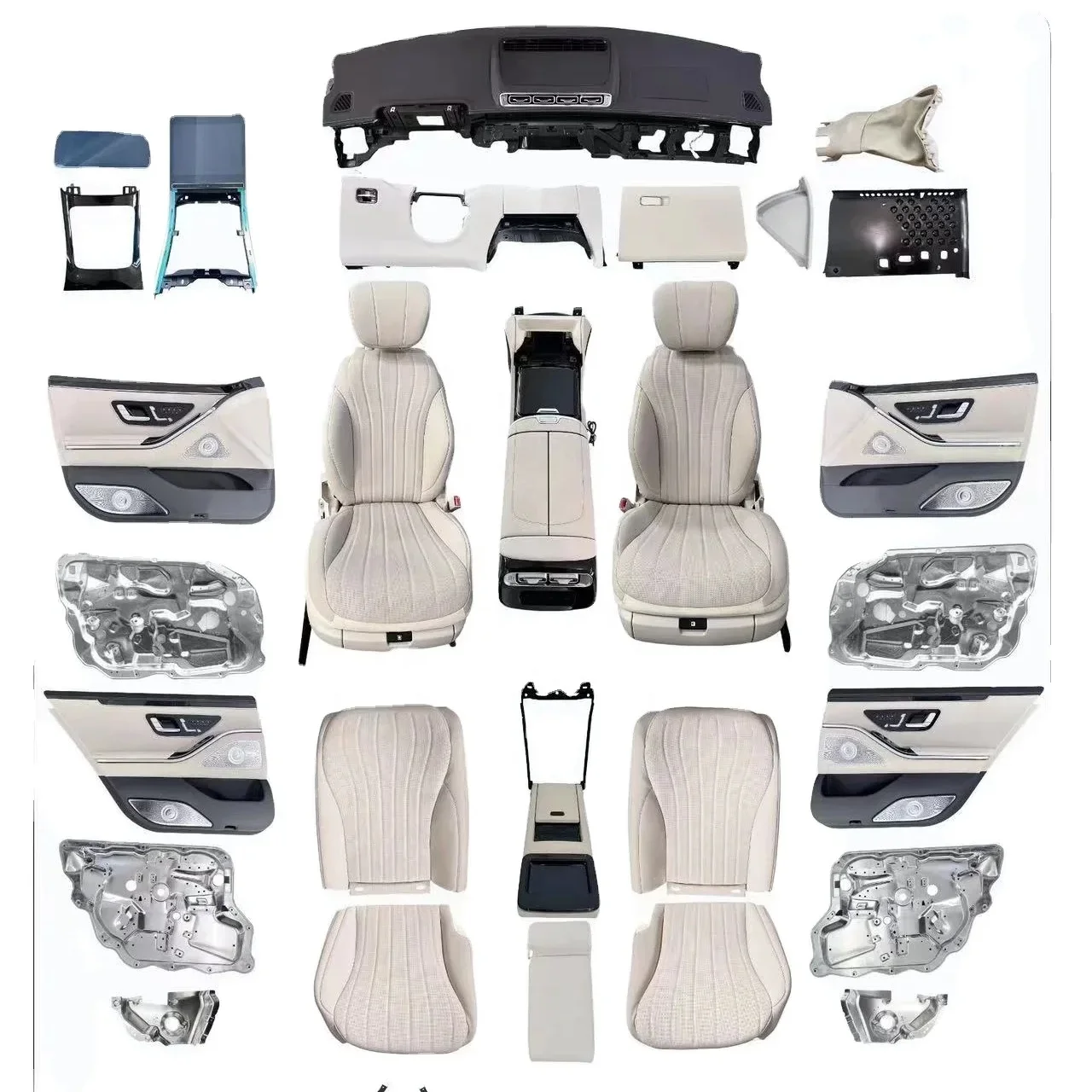 High Quality Factory Wholesale W221 S-Class Upgrade to W223 S600 S500 S350 Car Interior Suitable