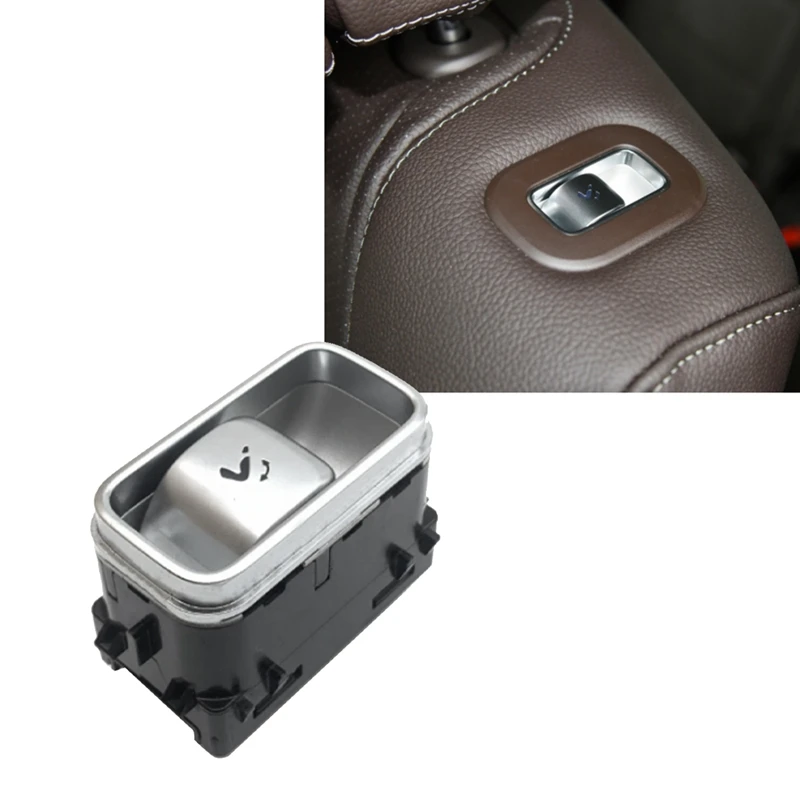 1 PCS 1679053402 Car Power Seat Switch Button Second Row Seat Switch ABS For Mercedes-Benz GLE GLS W167 2020-2024